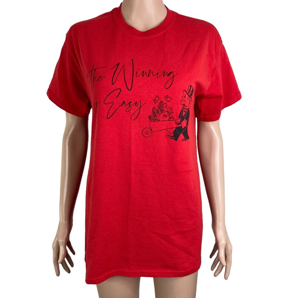 Winning Is Easy Monopoly T-Shirt Mens Medium Station Casinos Las Vegas